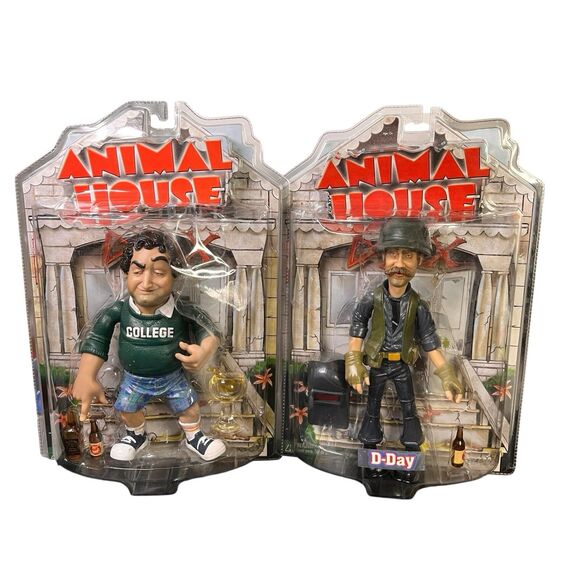 (2) Mezco Toyz Animal House "John Belushi" Bluto & D-Day Toy Figures New 2003 - Picture 2 of 16